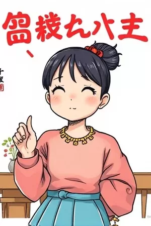 墨色山河志漫画封面：水墨山峦间一叶小舟与撑篙人