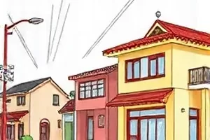 温故1998漫画封面：旧教室里斑驳的黑板与粉笔字